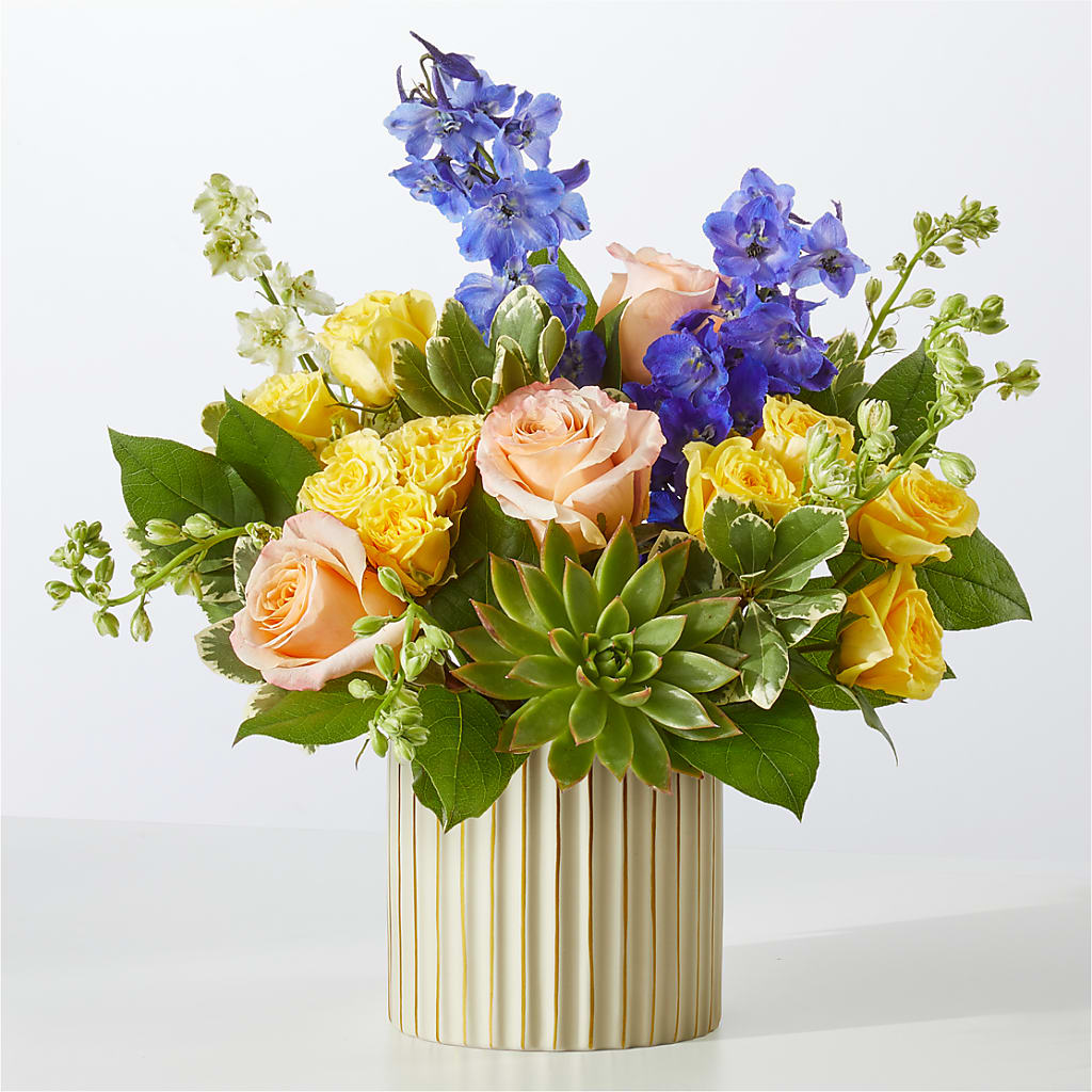 Cobalt Reverie Bouquet – Flowers By Marianne, Hampton Falls NH