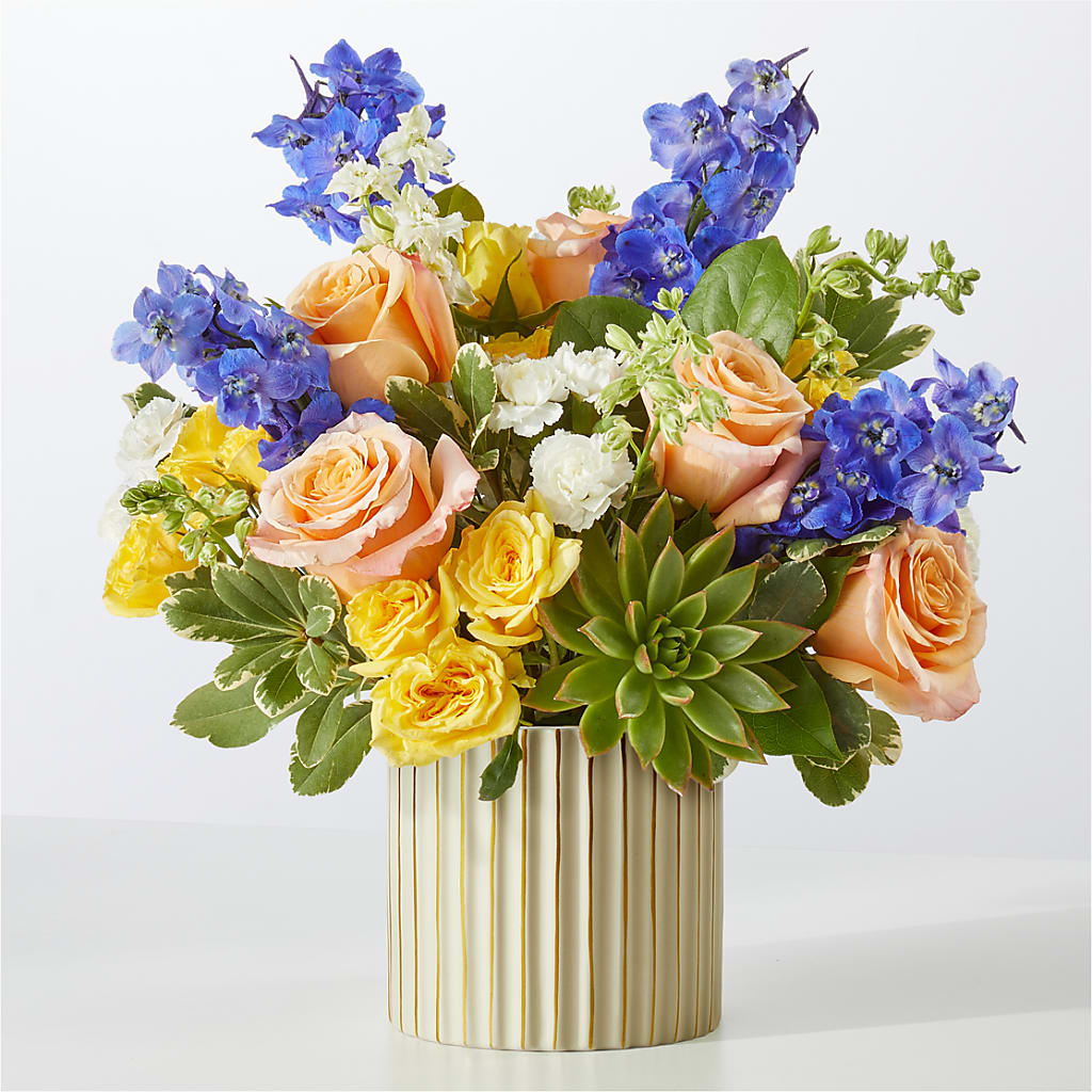 Cobalt Reverie Bouquet – Flowers By Marianne, Hampton Falls NH