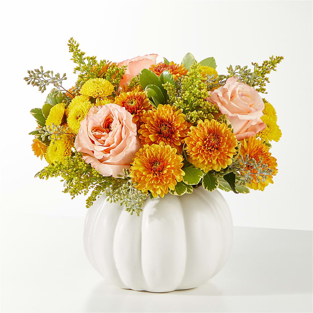 Peachy Pumpkin – Flowers By Marianne, Hampton Falls NH
