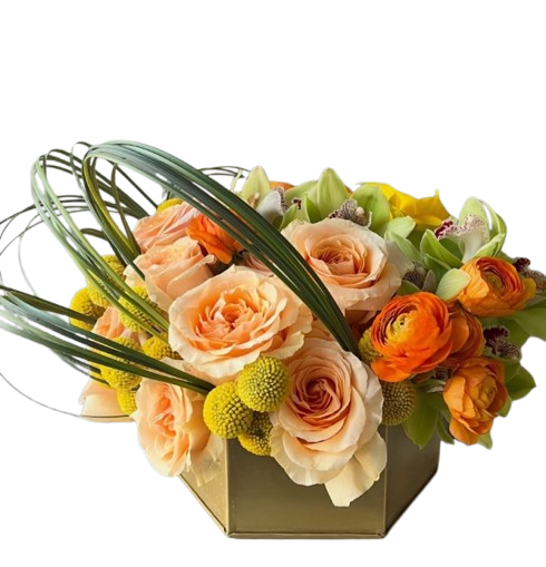 Citrus Bloom Luxe – Flowers By Marianne, Hampton Falls NH