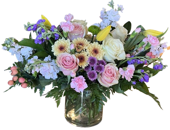 Rosy Whisper Bouquet – Flowers By Marianne, Hampton Falls NH