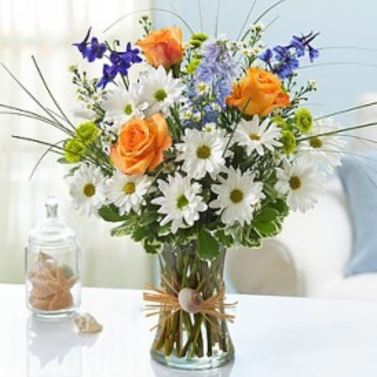By the seashore flower arrangement – Flowers By Marianne, Hampton Falls NH