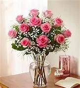 Perfectly Pink Rose Bouquet – Flowers By Marianne, Hampton Falls NH