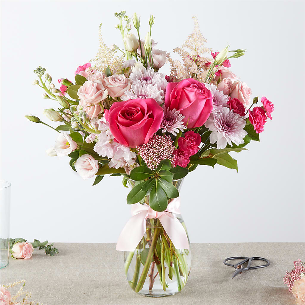 Pink Ribbon - A Florist Original – Flowers By Marianne, Hampton Falls NH