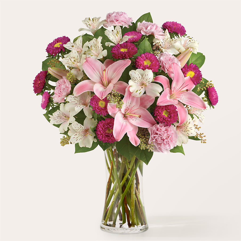 Feeling Fuchsia Bouquet – Flowers By Marianne, Hampton Falls NH