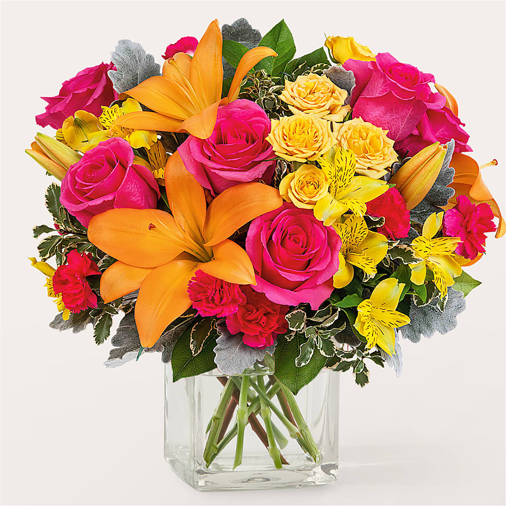 To the Tropics Bouquet – Flowers By Marianne, Hampton Falls NH
