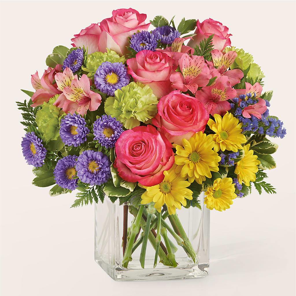 Candy Jar Bouquet – Flowers By Marianne, Hampton Falls NH
