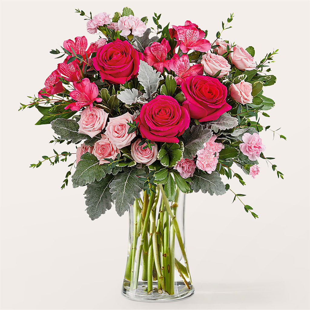 Tickled Pink Bouquet – Flowers By Marianne, Hampton Falls NH