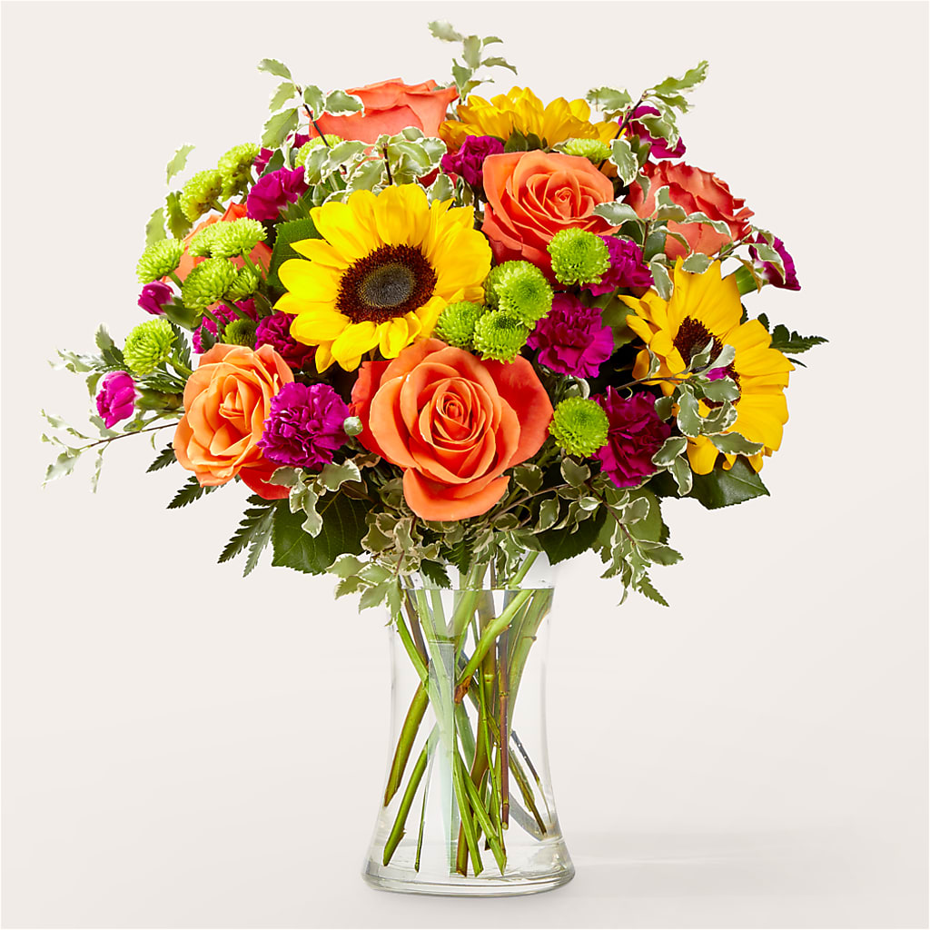 Warmth & Light Bouquet – Flowers By Marianne, Hampton Falls NH