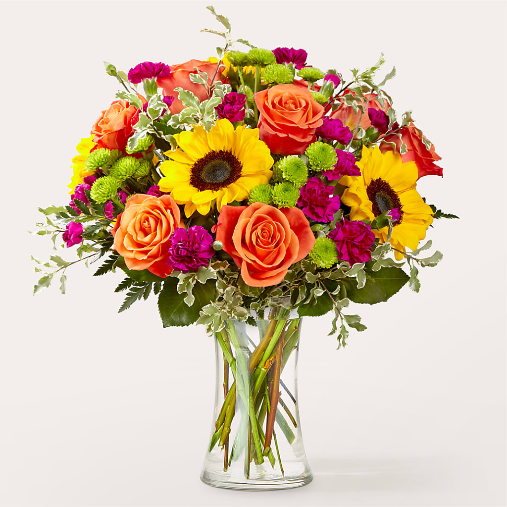 Warmth & Light Bouquet – Flowers By Marianne, Hampton Falls NH