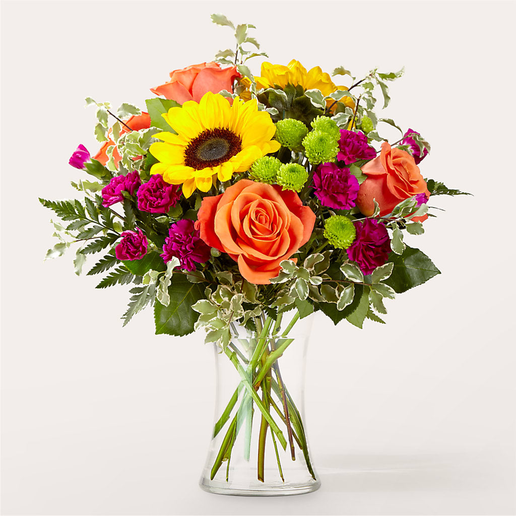 Warmth & Light Bouquet – Flowers By Marianne, Hampton Falls NH