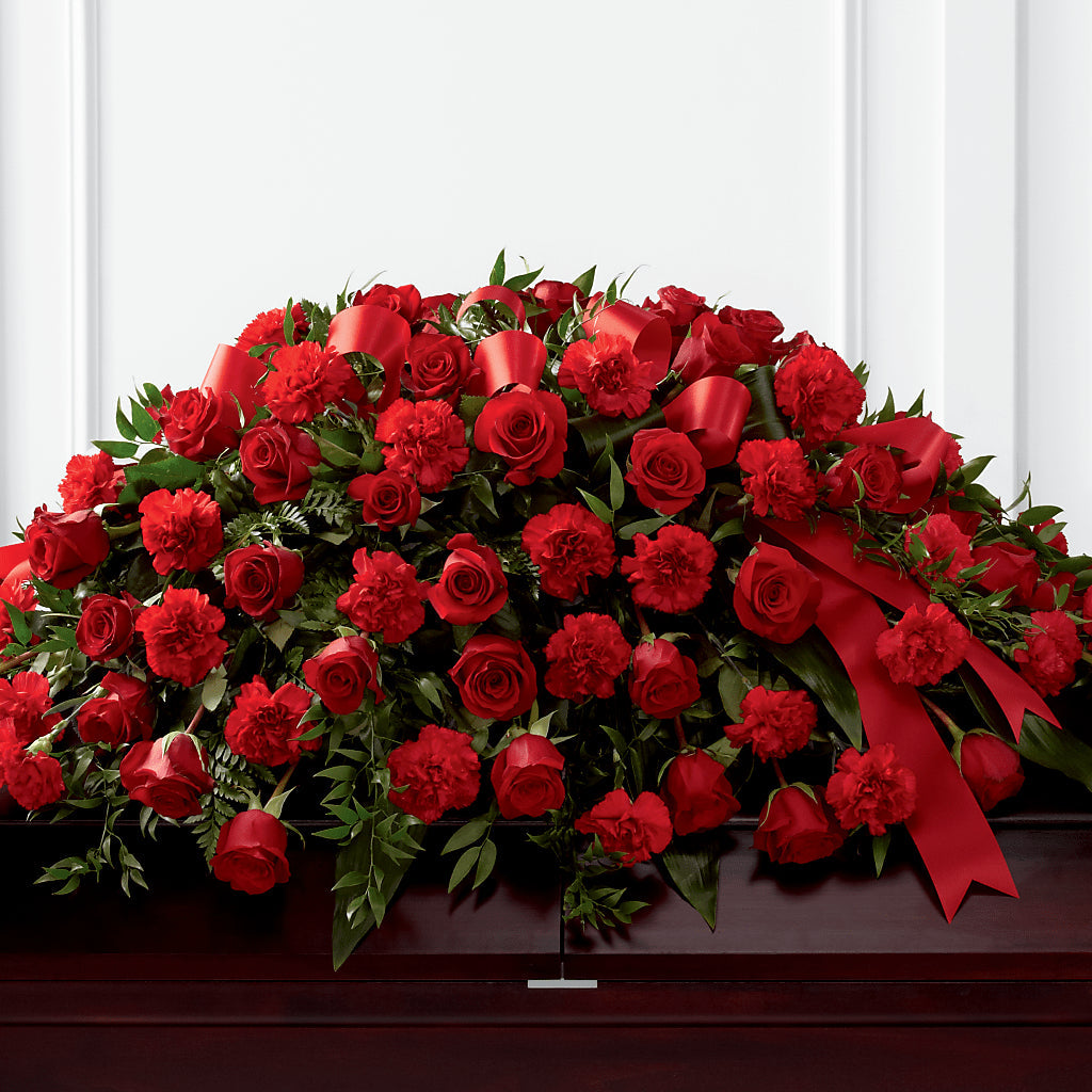 Tribute of Life Casket Spray – Flowers By Marianne, Hampton Falls NH
