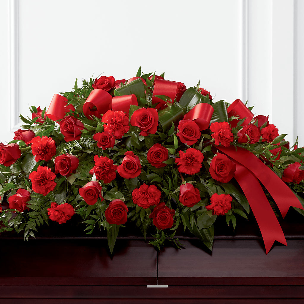 Tribute of Life Casket Spray – Flowers By Marianne, Hampton Falls NH