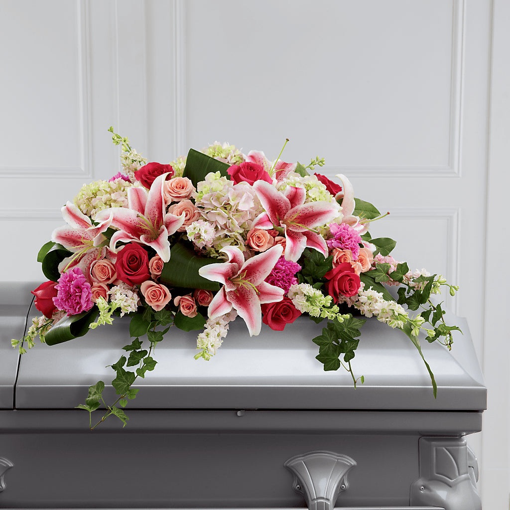 Splendid Grace Casket Spray – Flowers By Marianne, Hampton Falls NH