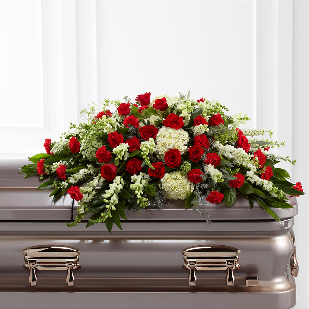 Sincerity Casket Spray – Flowers By Marianne, Hampton Falls NH
