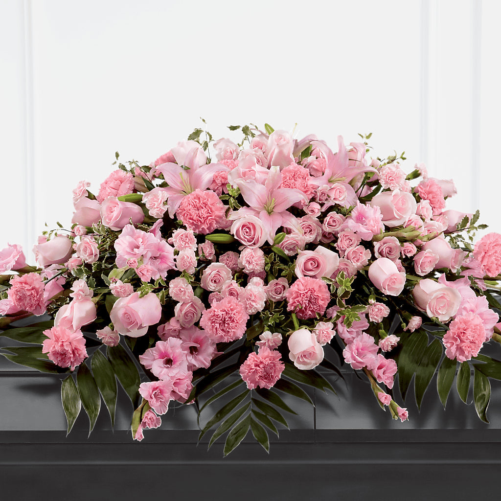 Garden of Comfort Casket Spray (Standard) – Flowers By Marianne, Hampton Falls NH