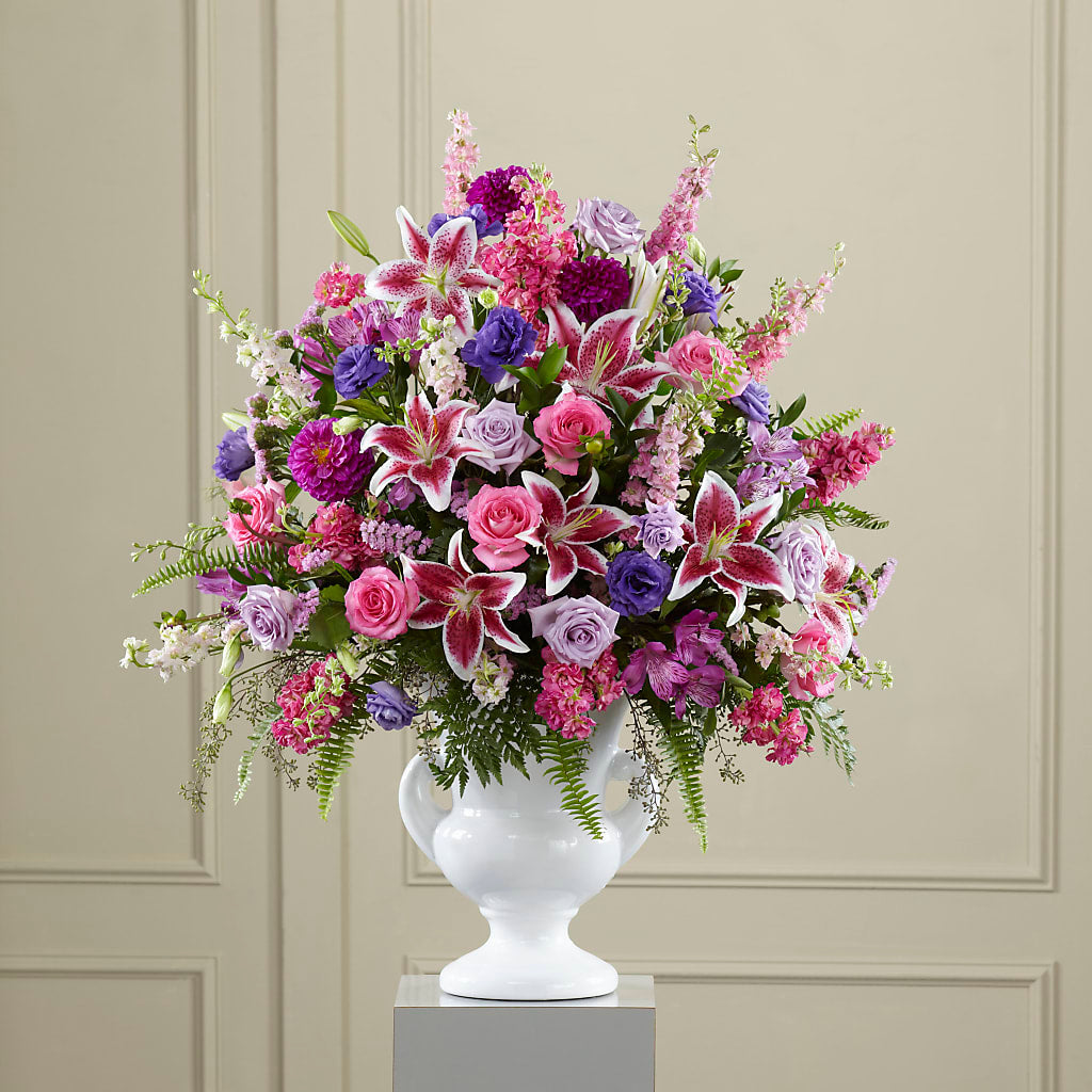 Peaceful Tribute Arrangement – Flowers By Marianne, Hampton Falls NH