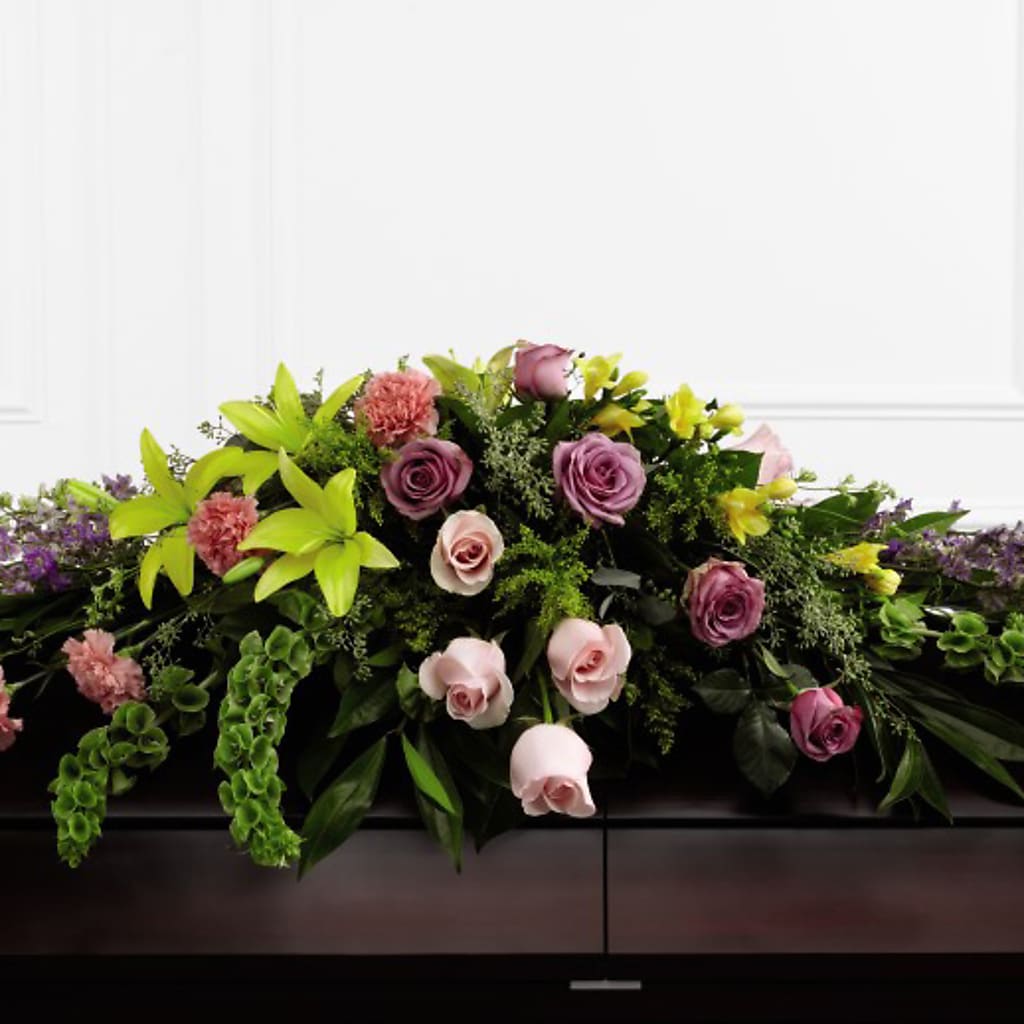 Forever Beloved Casket Spray – Flowers By Marianne, Hampton Falls NH