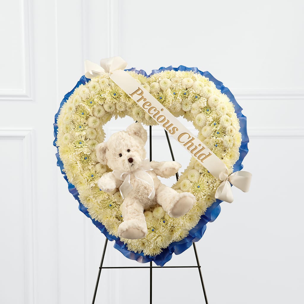Precious Child Standing Heart – Flowers By Marianne, Hampton Falls NH