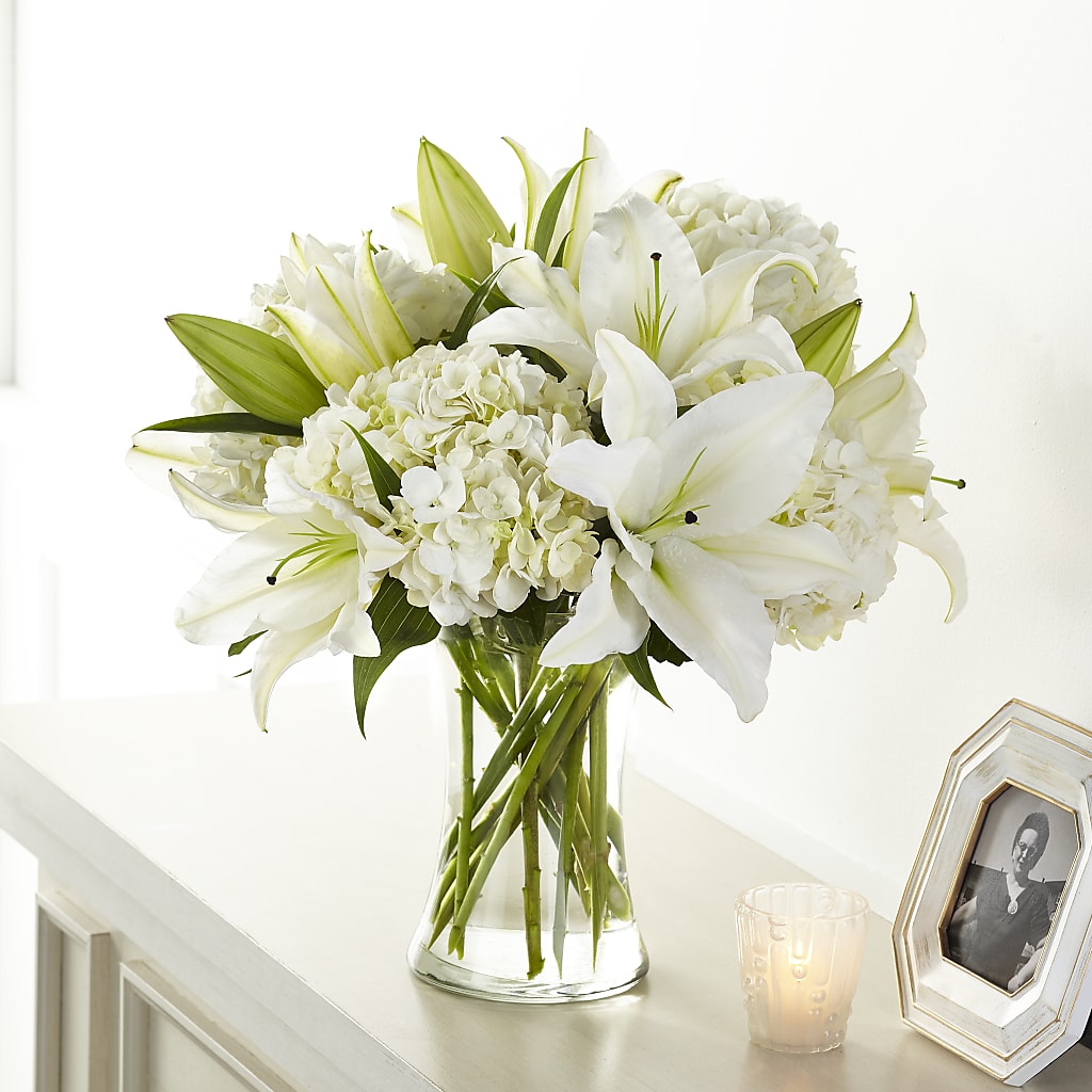 Compassionate Lily Bouquet – Flowers By Marianne, Hampton Falls NH