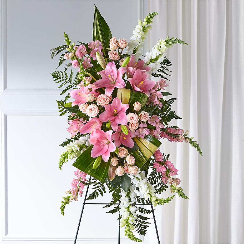 Elegant Embrace Standing Spray – Flowers By Marianne, Hampton Falls NH