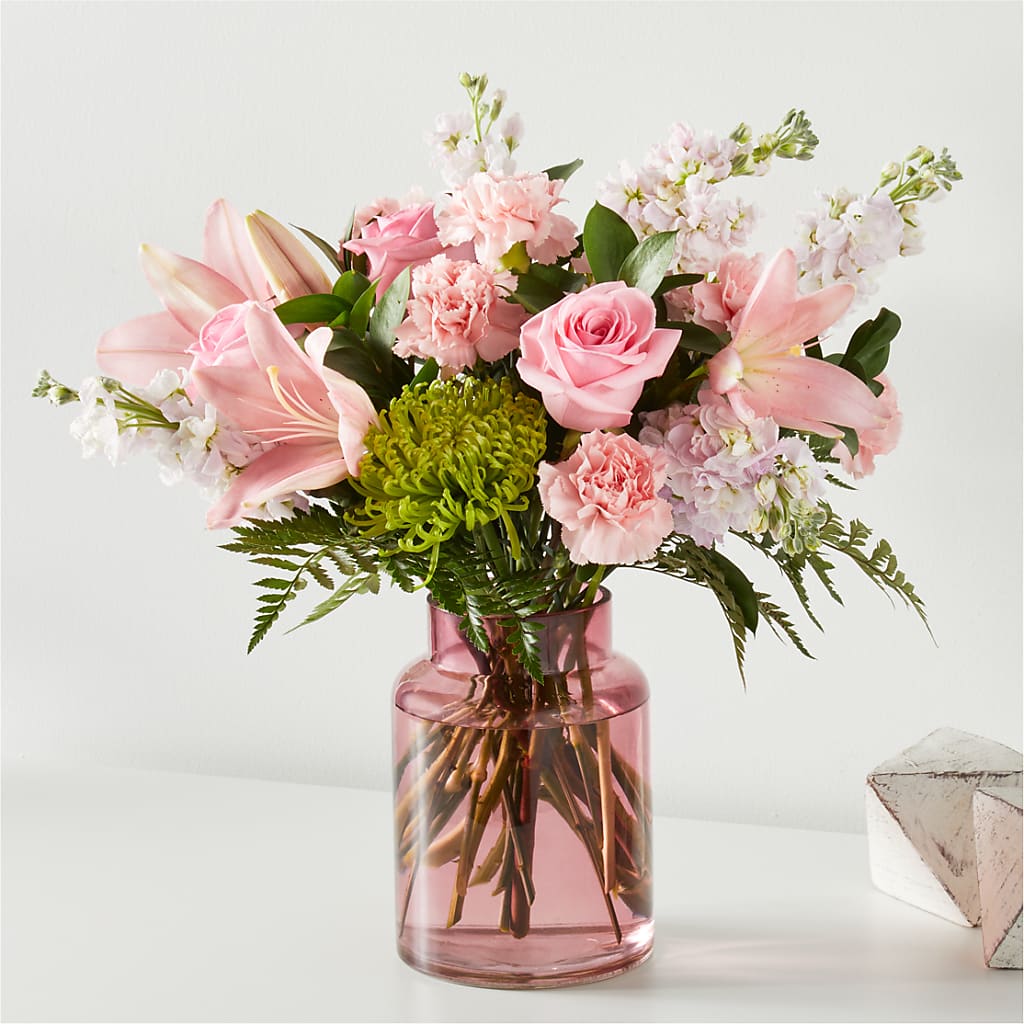 Pretty in Pink Bouquet – Flowers By Marianne, Hampton Falls NH