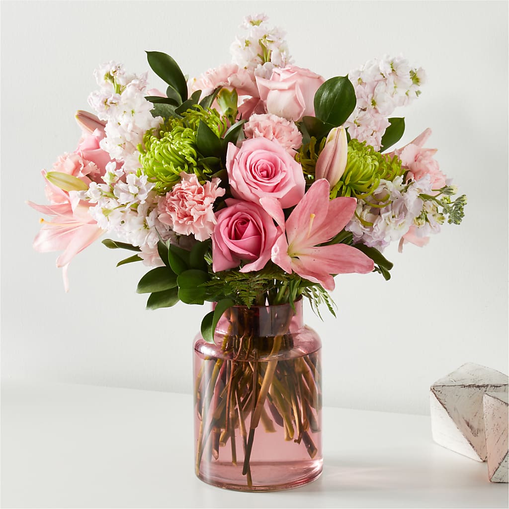 Pretty in Pink Bouquet – Flowers By Marianne, Hampton Falls NH