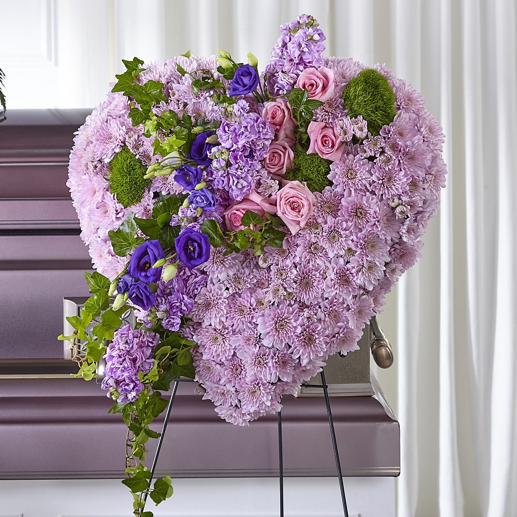 Treasured Love Standing Heart – Flowers By Marianne, Hampton Falls NH