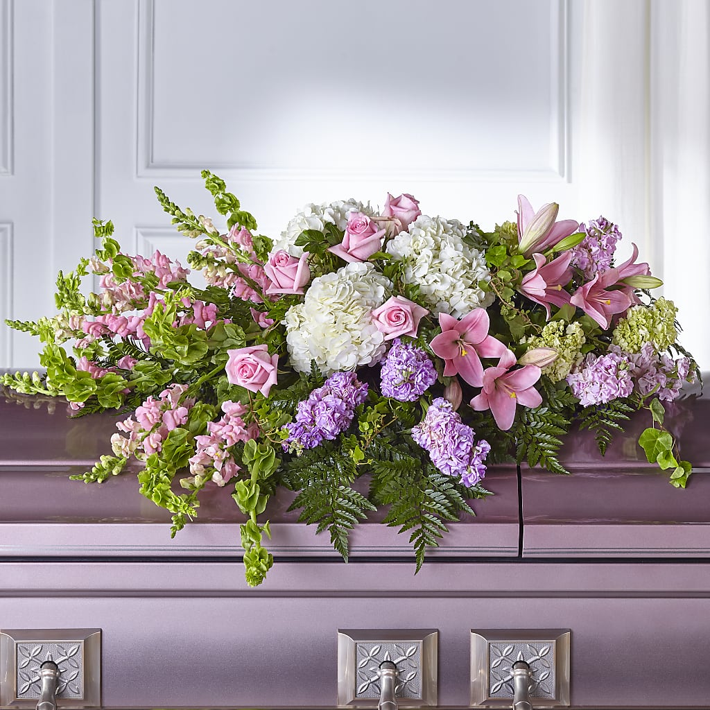 Life's Gratitude Casket Spray – Flowers By Marianne, Hampton Falls NH