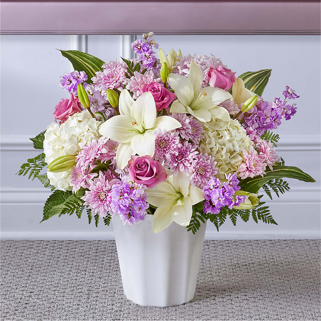 Heaven Sent Floor Basket – Flowers By Marianne, Hampton Falls NH