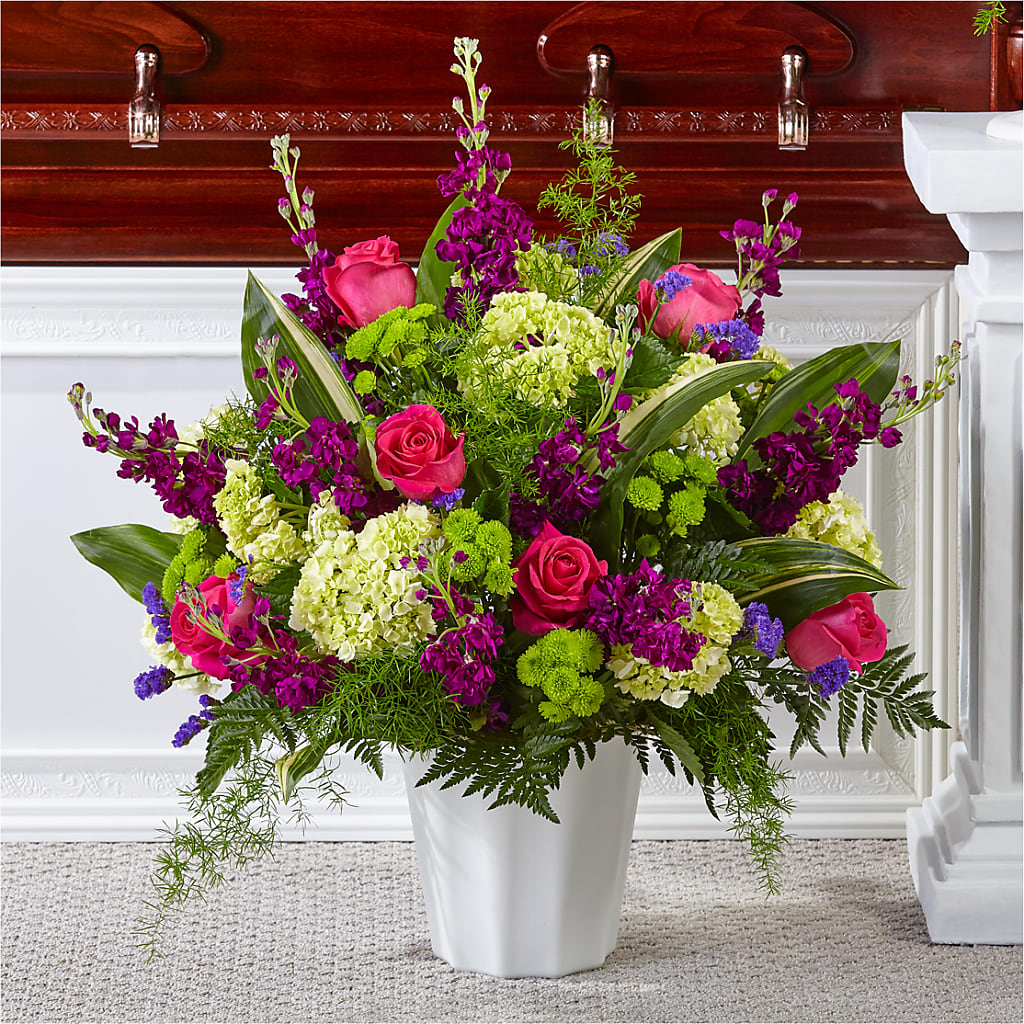 Beautiful Horizons Floor Basket – Flowers By Marianne, Hampton Falls NH