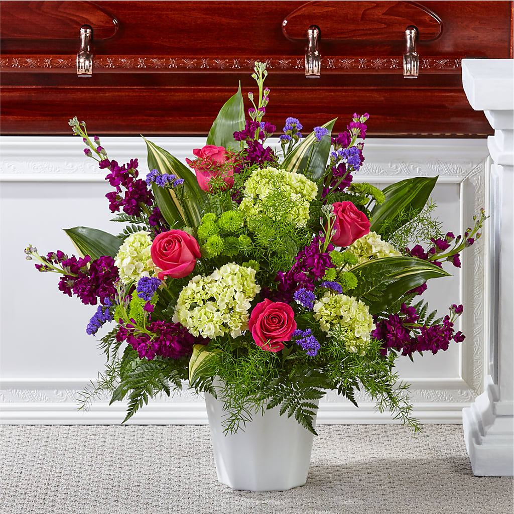 Beautiful Horizons Floor Basket – Flowers By Marianne, Hampton Falls NH