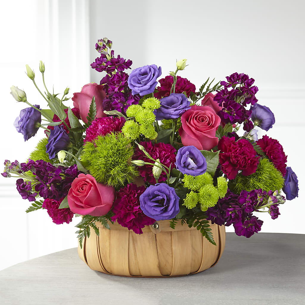 Serene Sanctuary Basket – Flowers By Marianne, Hampton Falls NH