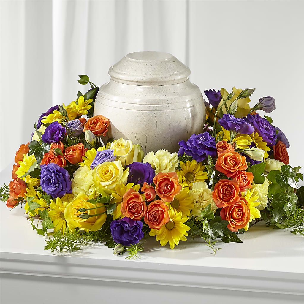 Blossoms of Remembrance Cremation Adornment – Flowers By Marianne, Hampton Falls NH