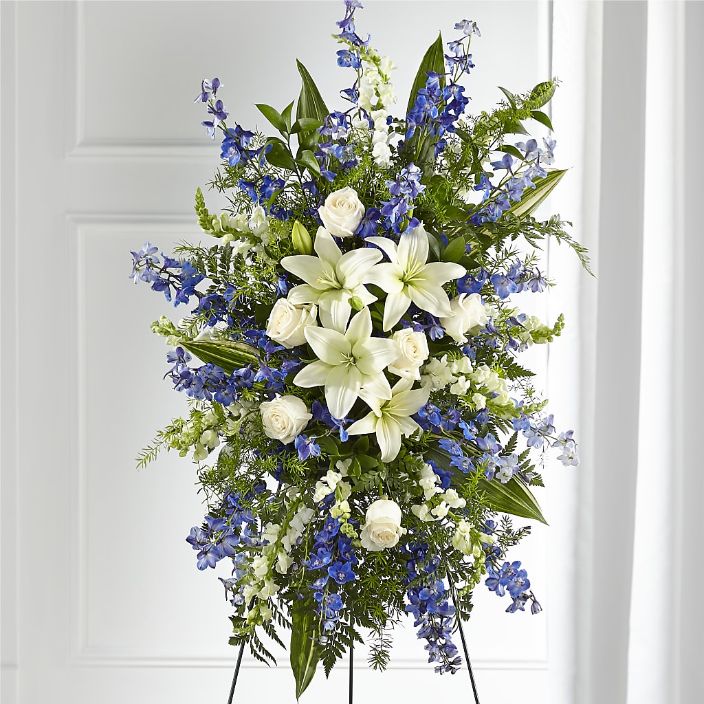 Faithful Friend Standing Spray – Flowers By Marianne, Hampton Falls NH