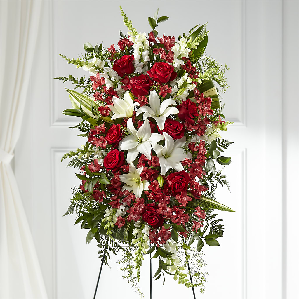 Everlasting Memory Standing Spray – Flowers By Marianne, Hampton Falls NH