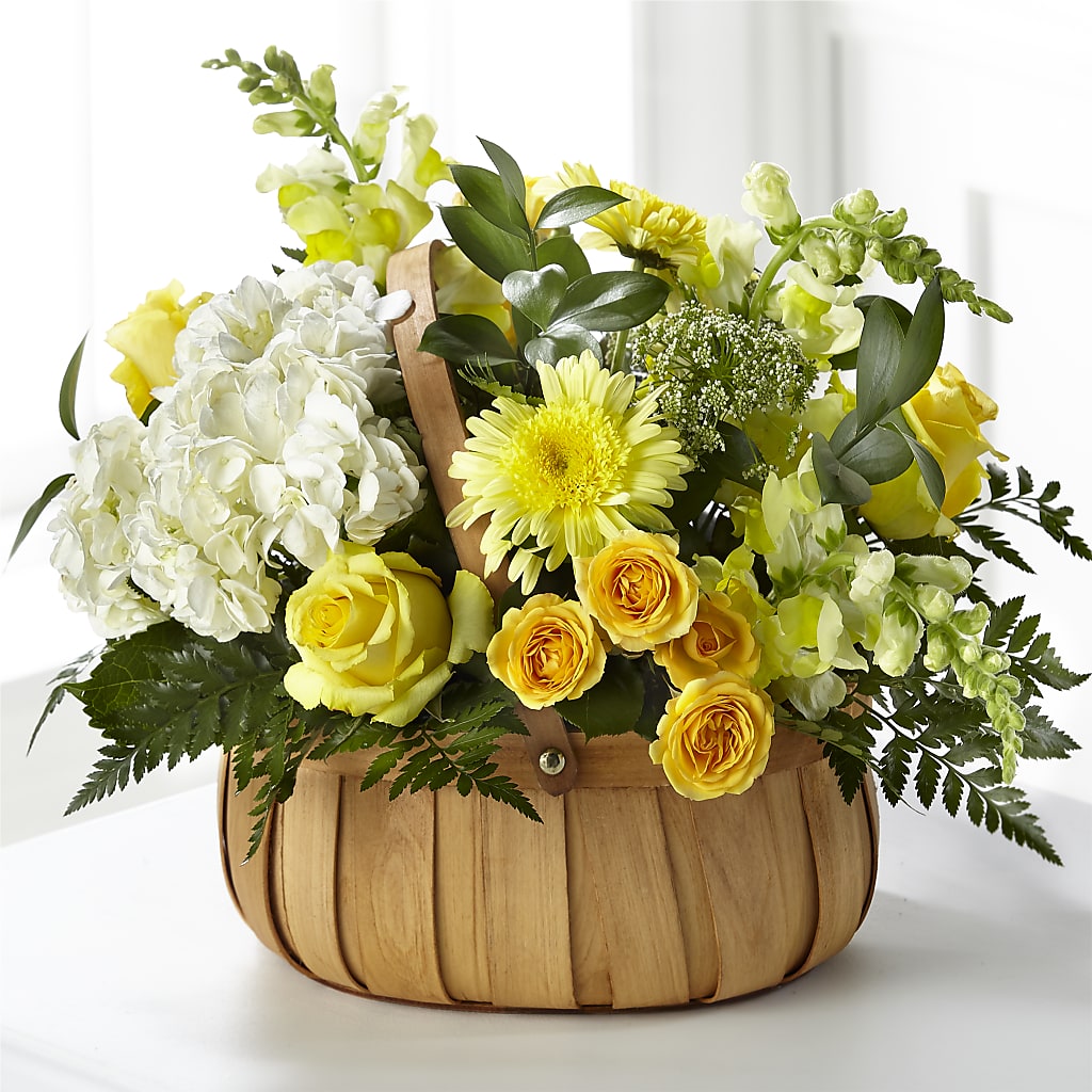 Rustic Remembrance Basket – Flowers By Marianne, Hampton Falls NH