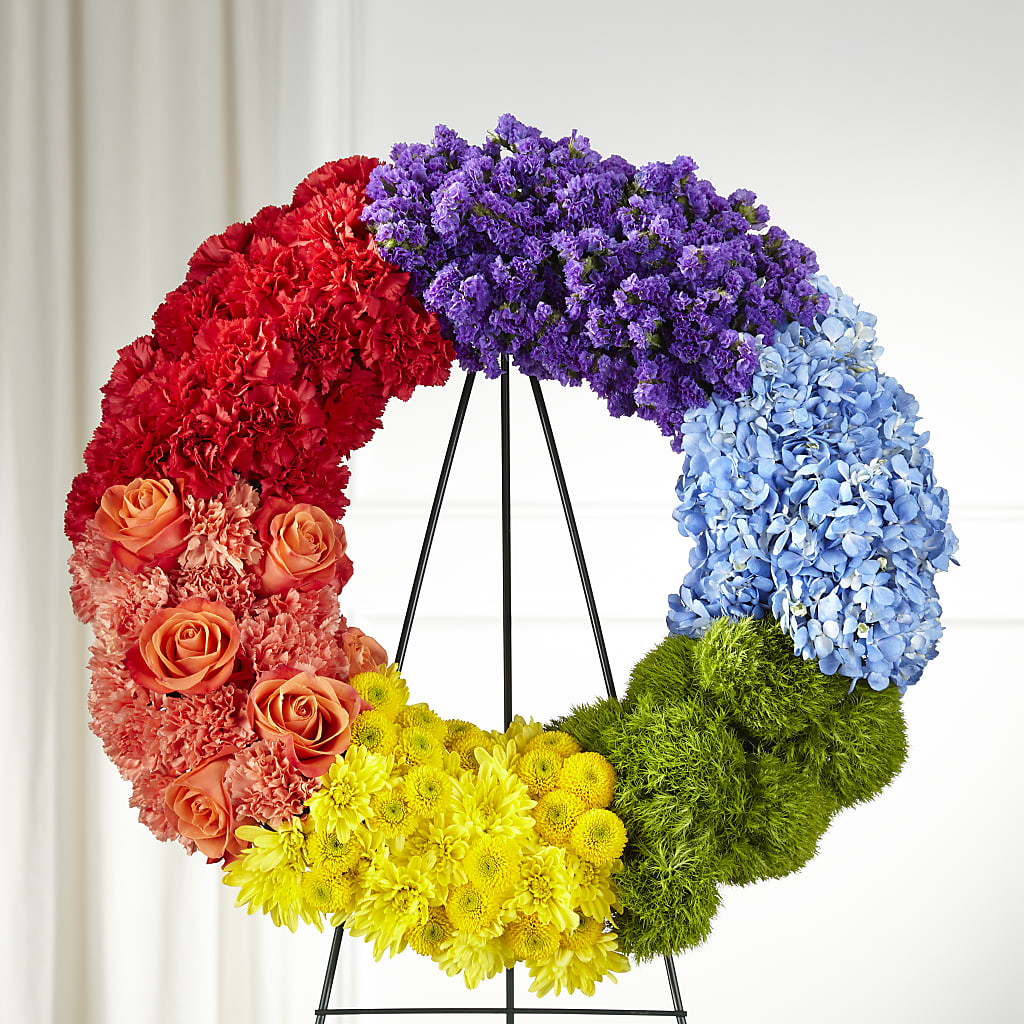 Circle of Love Wreath – Flowers By Marianne, Hampton Falls NH