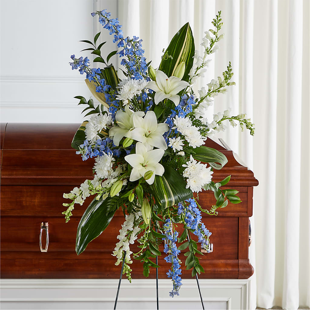 Eternal Impressions Standing Spray – Flowers By Marianne, Hampton Falls NH