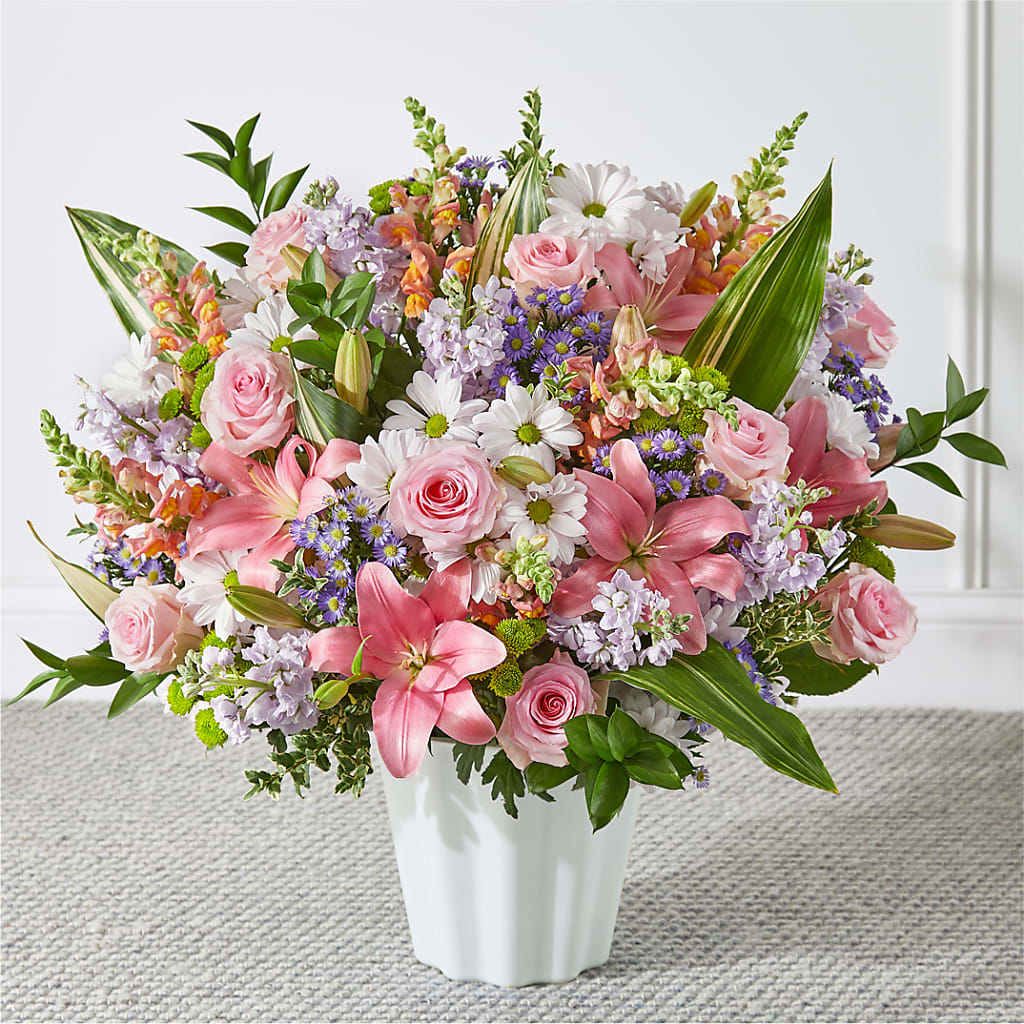 Abundant Compassion Floor Basket – Flowers By Marianne, Hampton Falls NH