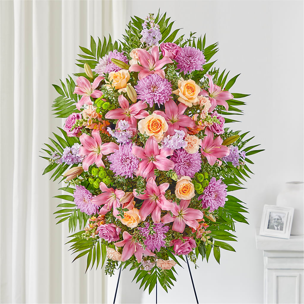Love & Light Standing Spray – Flowers By Marianne, Hampton Falls NH