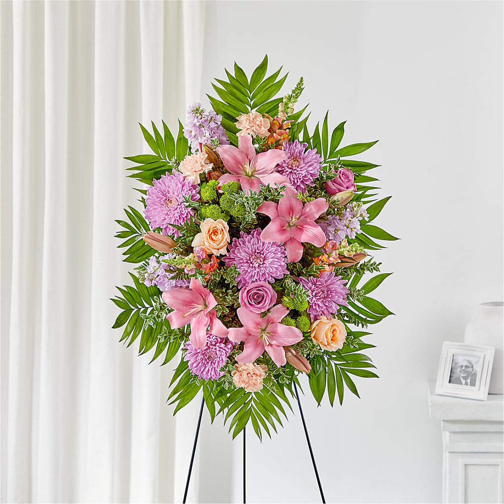 Love & Light Standing Spray – Flowers By Marianne, Hampton Falls NH