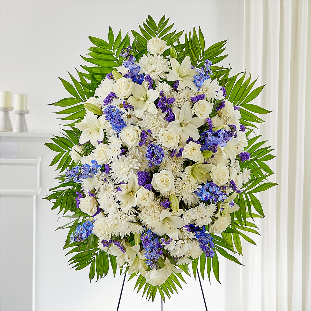 At Rest Standing Spray – Flowers By Marianne, Hampton Falls NH