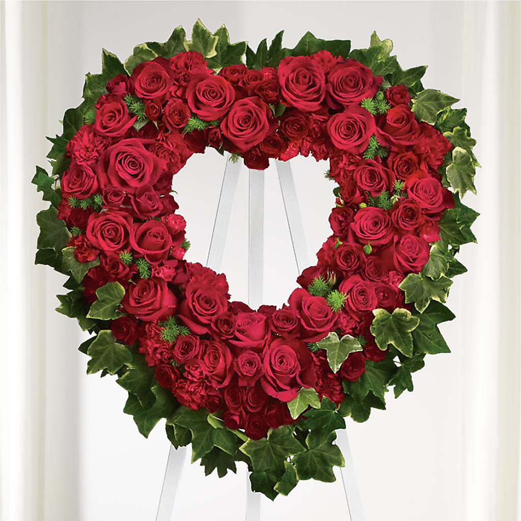 Wholehearted Standing Spray – Flowers By Marianne, Hampton Falls NH