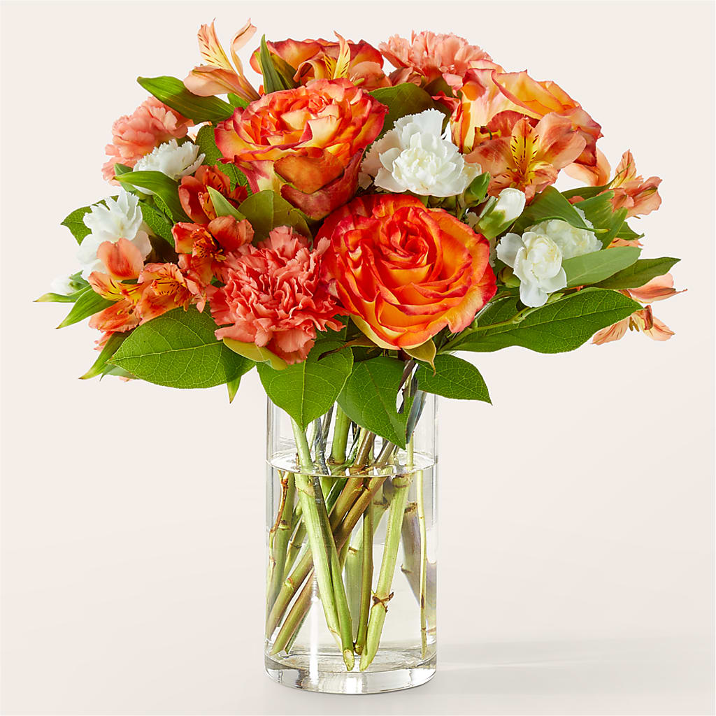 Apricot Glow Bouquet – Flowers By Marianne, Hampton Falls NH