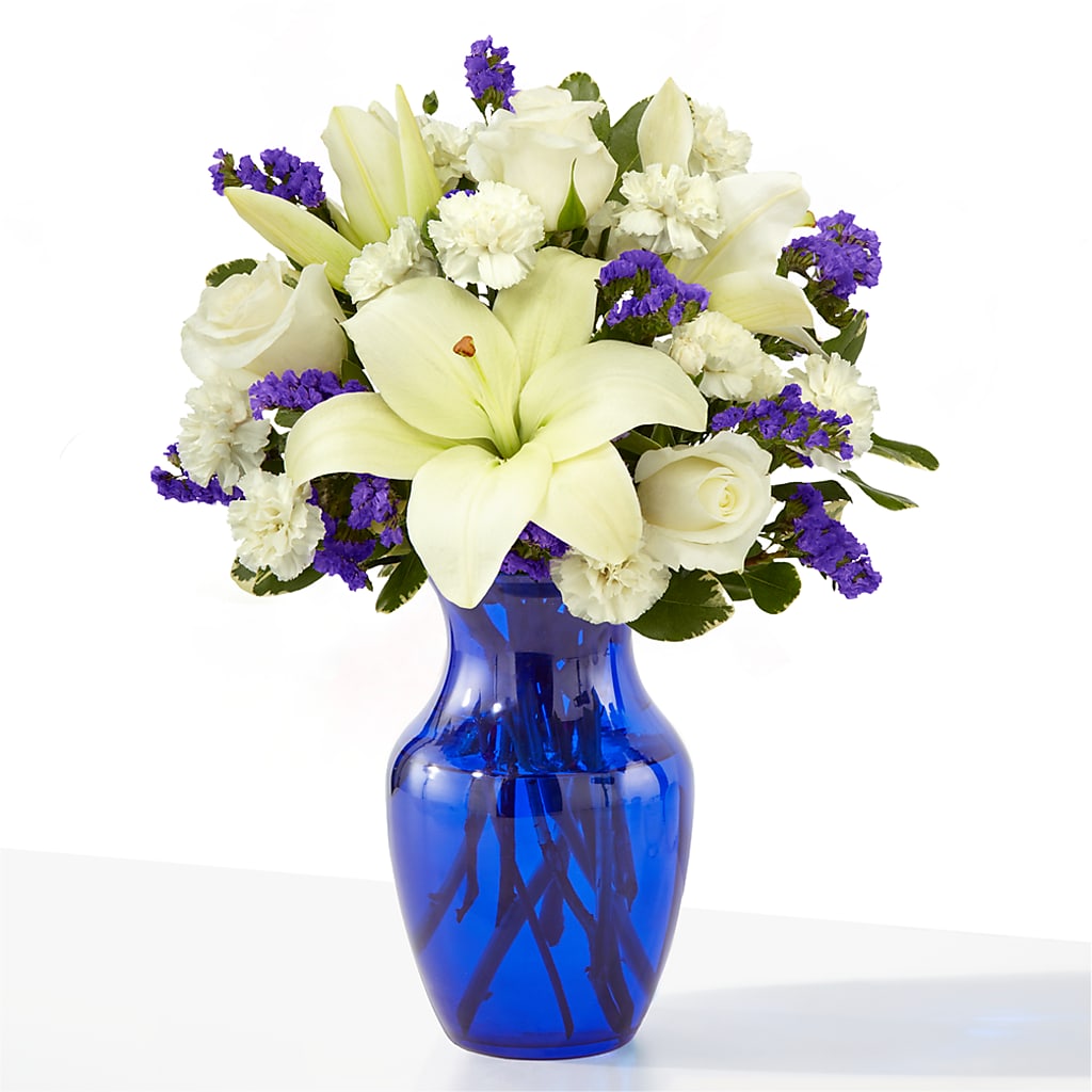 Sapphire Rush Bouquet – Flowers By Marianne, Hampton Falls NH