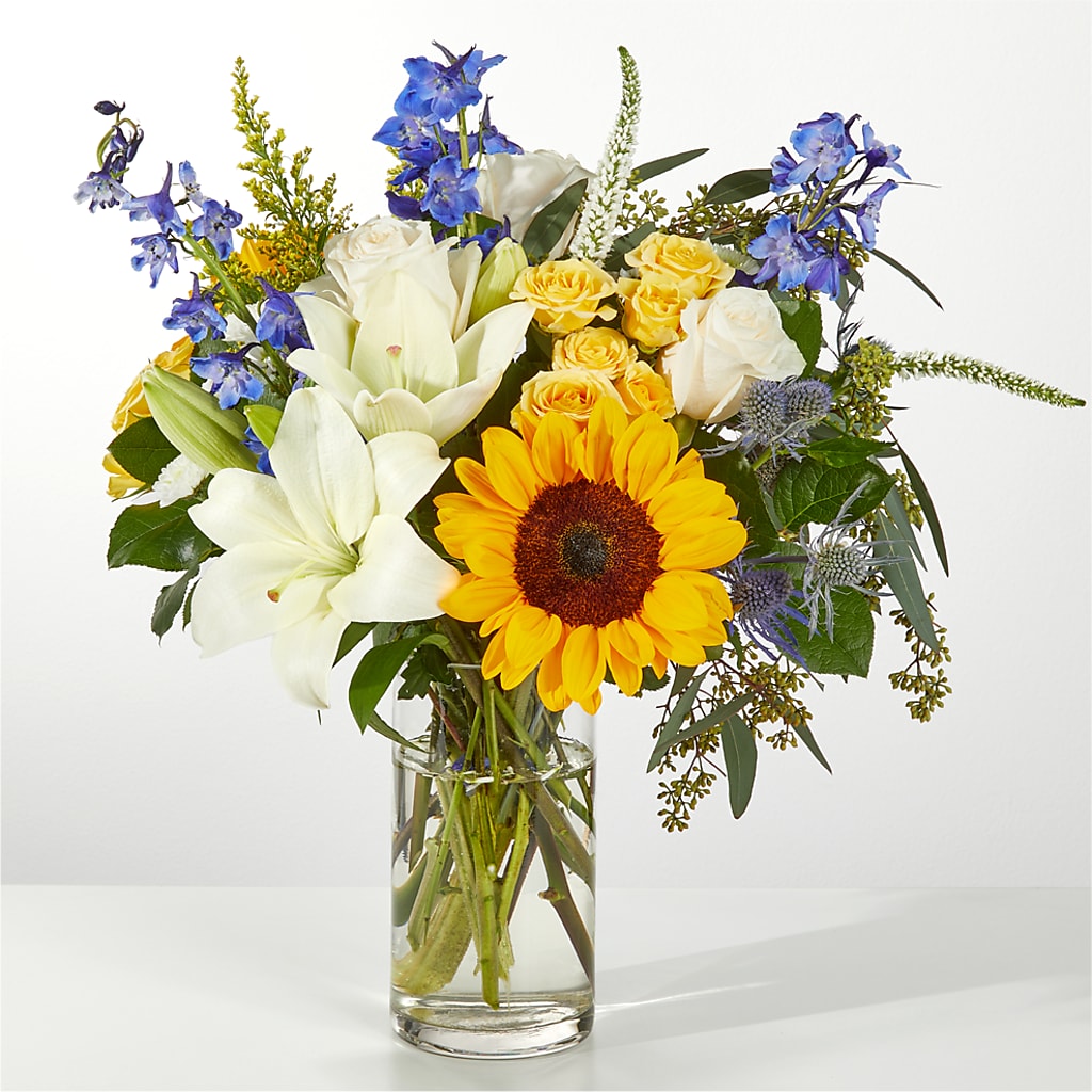 Wonderfully Sunny Bouquet – Flowers By Marianne, Hampton Falls NH