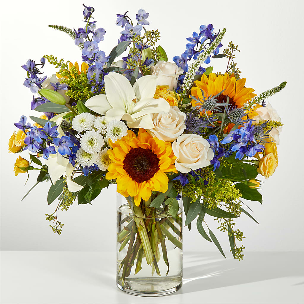 Wonderfully Sunny Bouquet – Flowers By Marianne, Hampton Falls NH