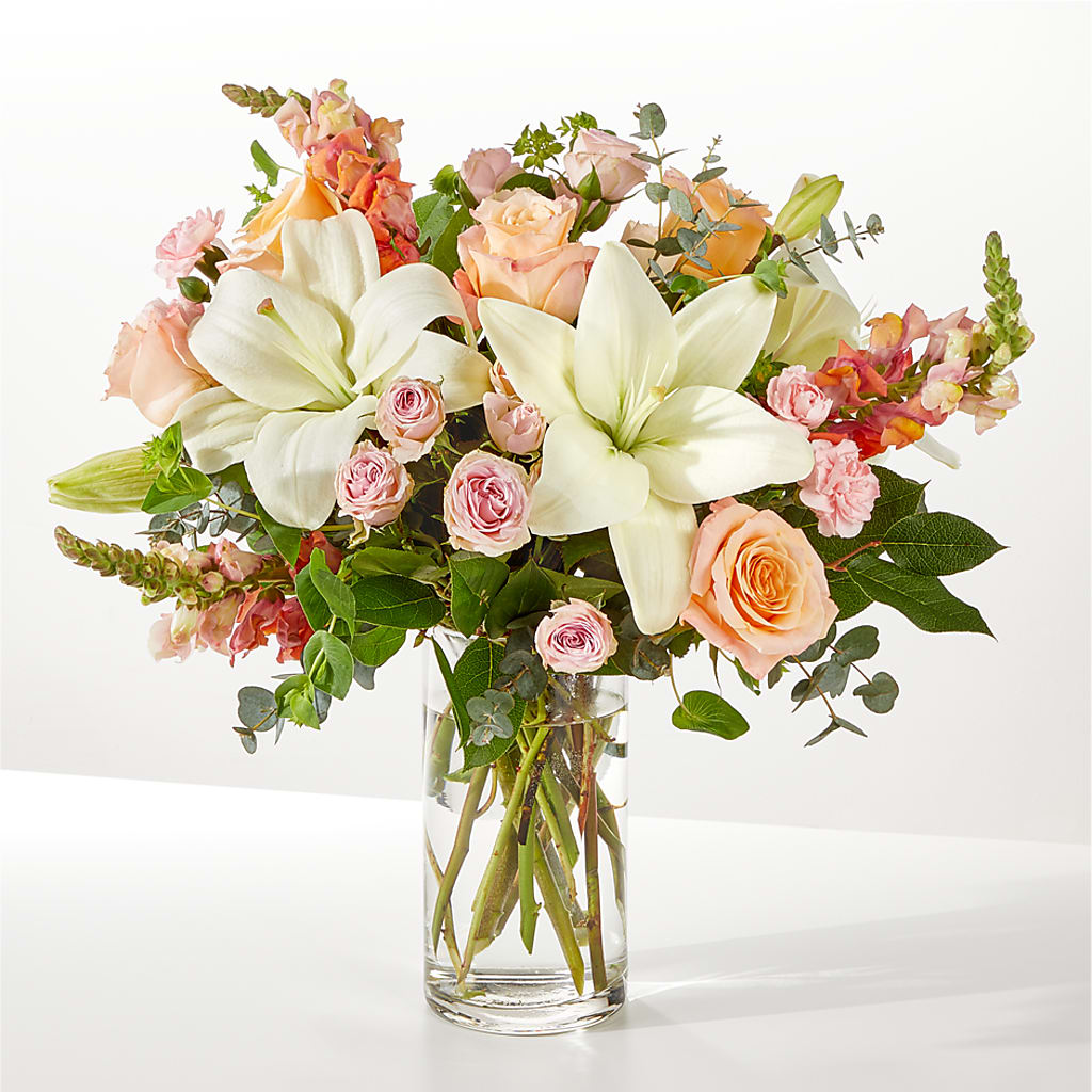 Grapefruit Splash Bouquet – Flowers By Marianne, Hampton Falls NH