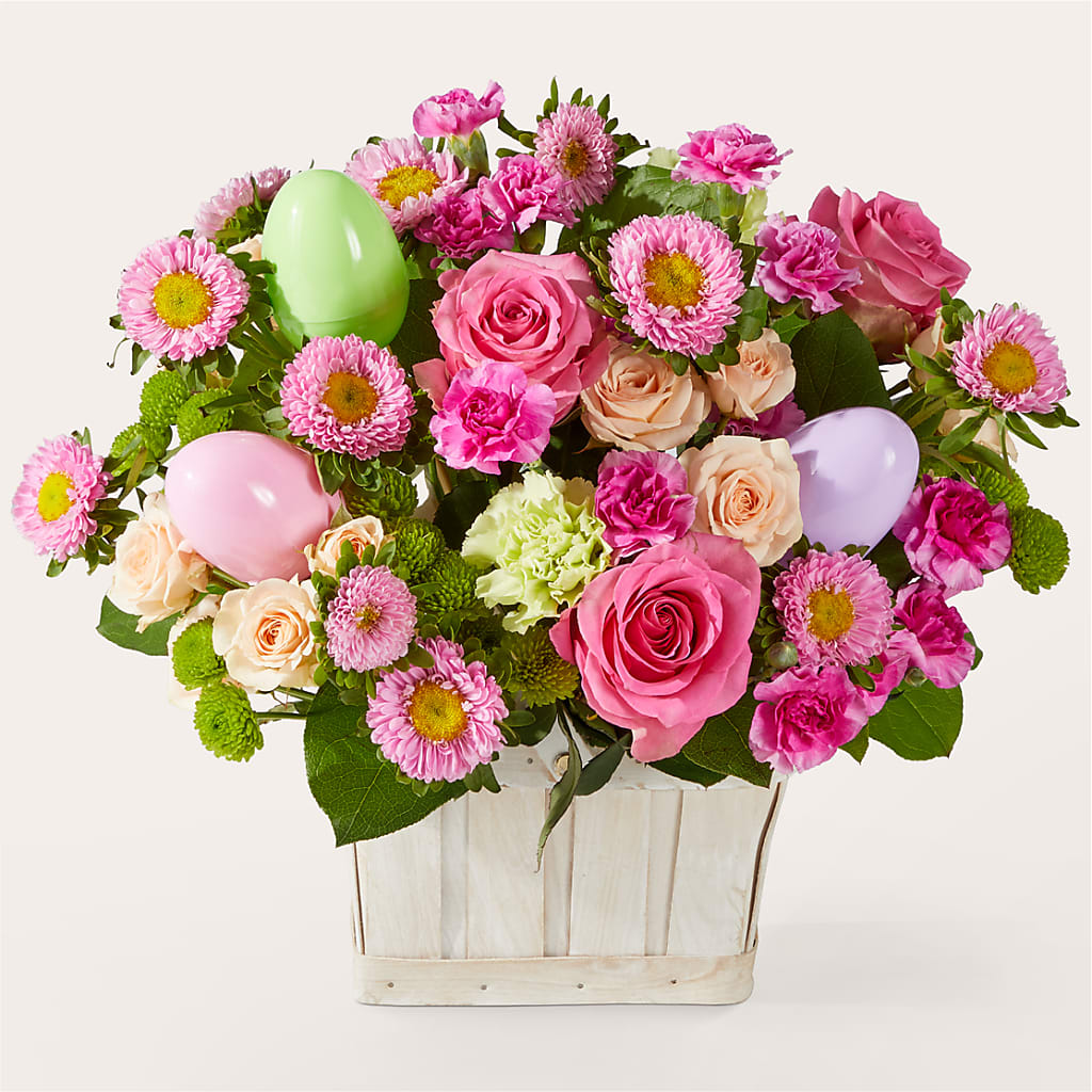 Get Eggcited Basket – Flowers By Marianne, Hampton Falls NH